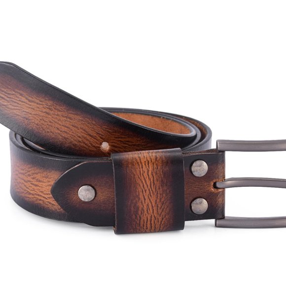Custom Handmade Premium Leather Belt Perfect Gift For Him. Personalize It Today - Picture 5 of 14
